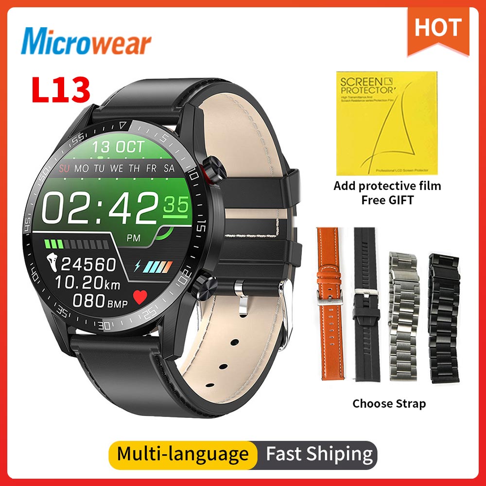 2022 New Microwear L13 Ʈ ġ ECG ɹڼ BT ȭ   ð IP68  L16 L15 smartwatch